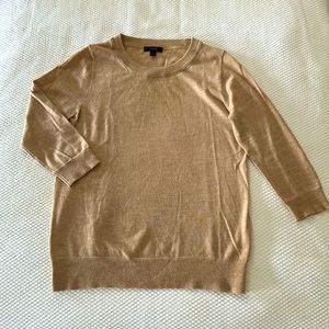JCREW - Light Blue, Size Small, 3/4 length sleeves, 100% Merino Wool